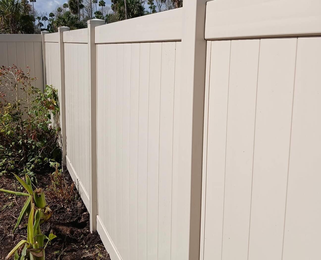 Vinyl Privacy Fence Installation
