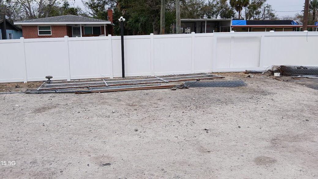 Vinyl Privacy Fence Installation