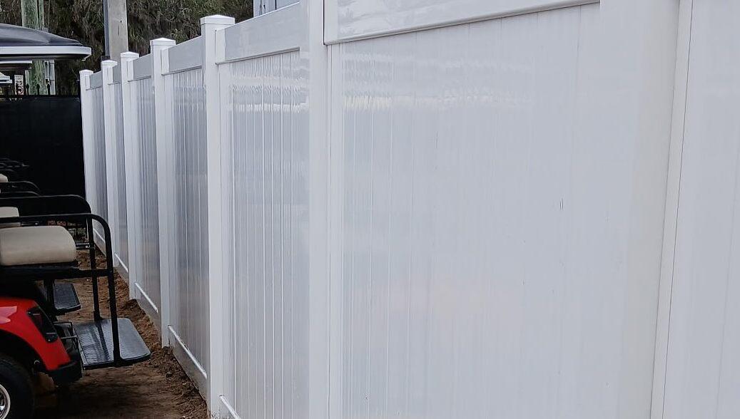 Vinyl Privacy Fence Installation