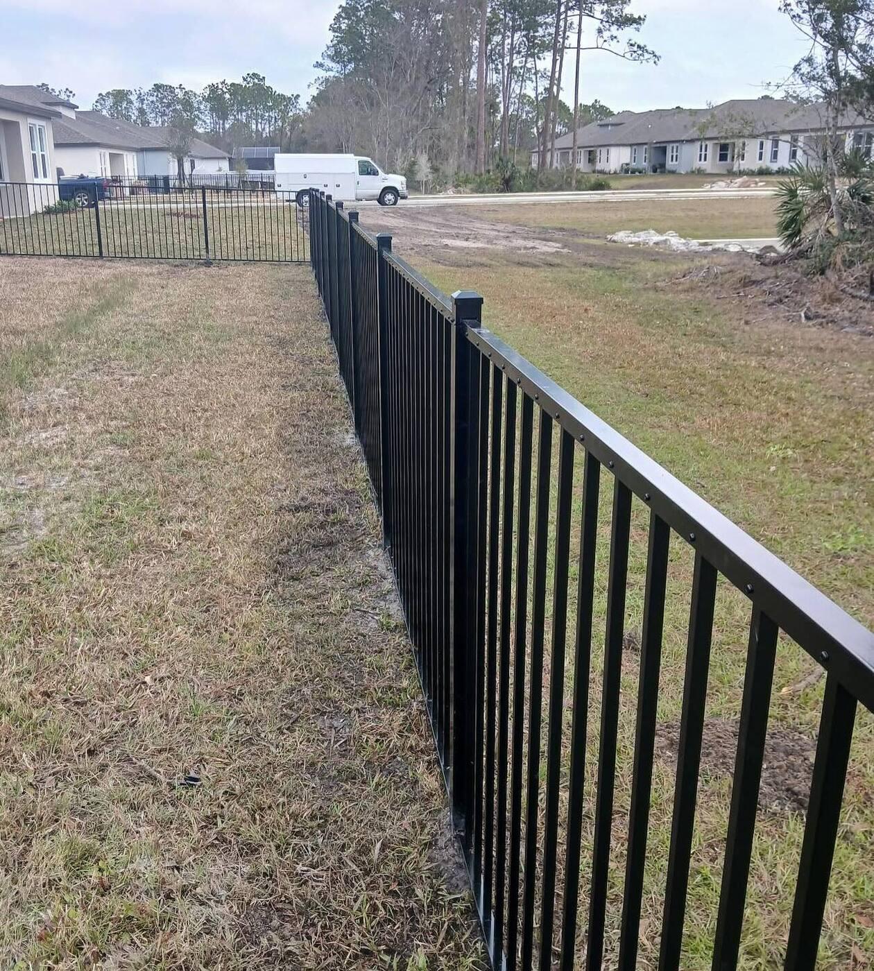 Aluminum Fence Installation