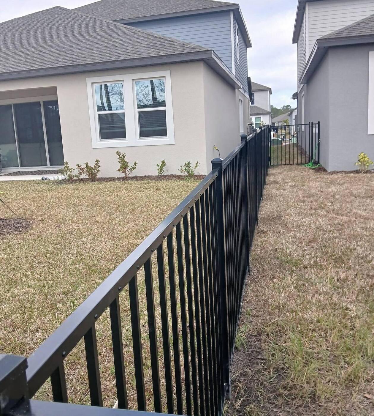 Aluminum Fence Installation