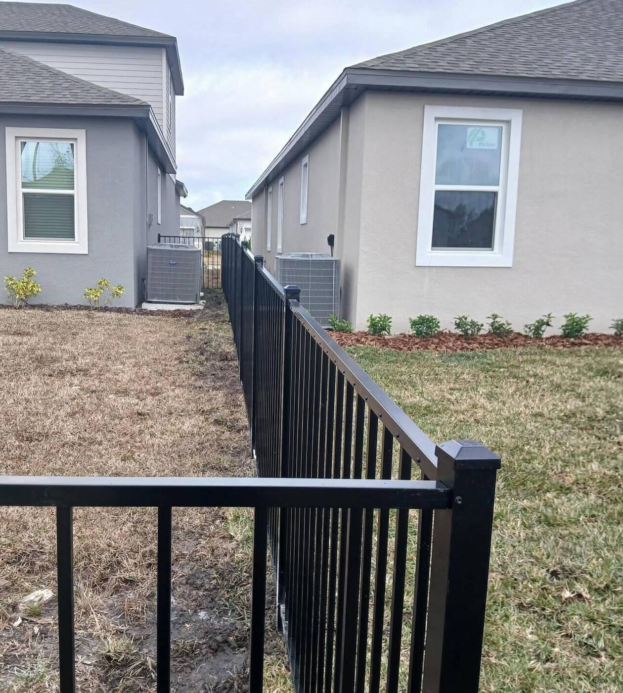 Aluminum Fence Installation