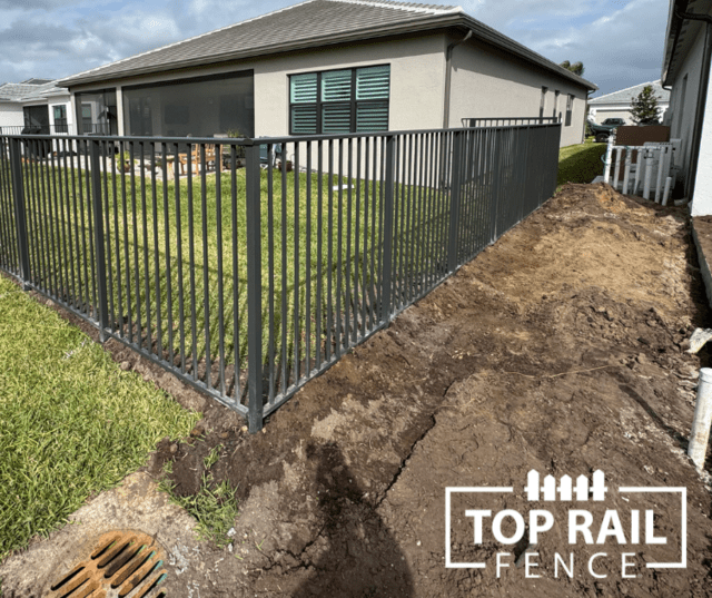 Aluminum Pet Fence Installation