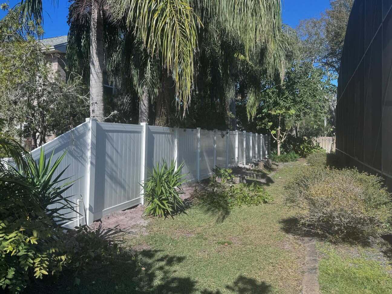 Vinyl Privacy Fence Installation