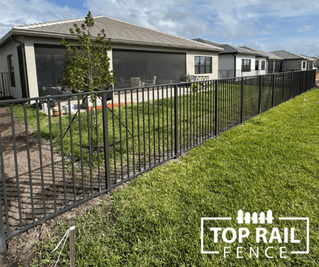 Aluminum Pet Fence Installation