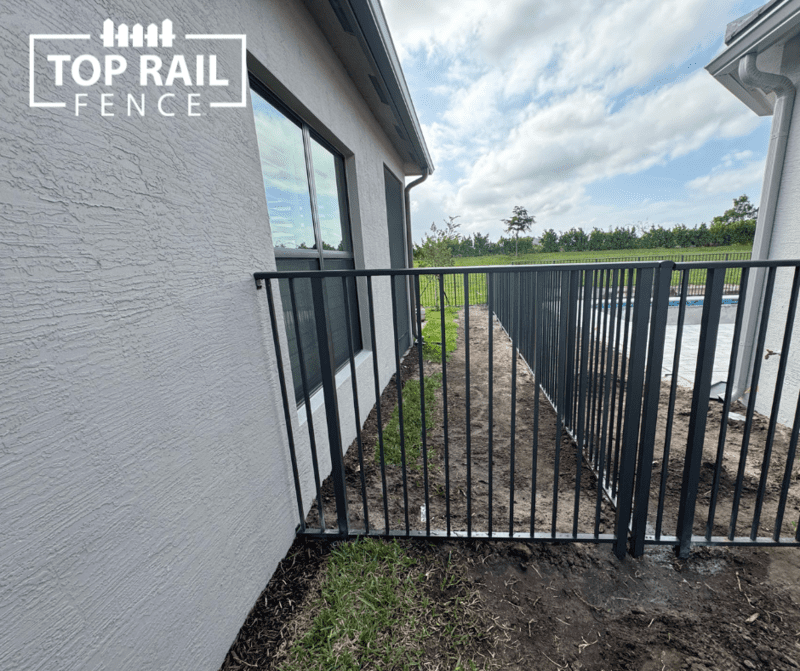 Aluminum Pet Fence Installation