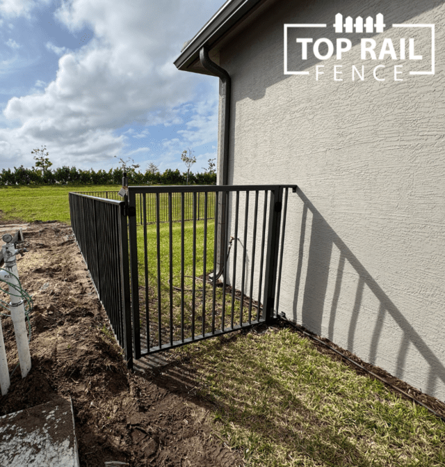 Aluminum Pet Fence Installation