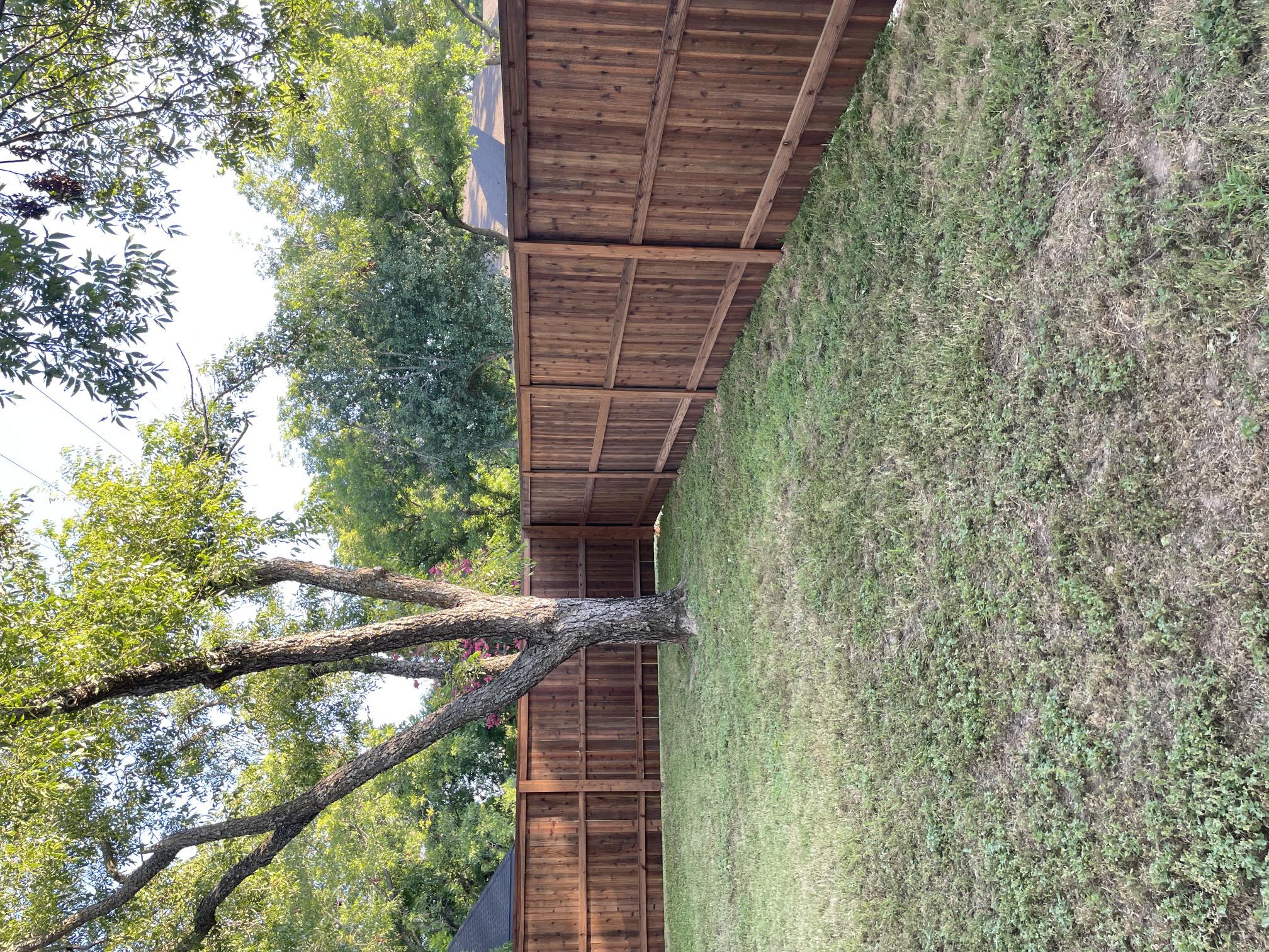 side by side fence installed by top rail fence