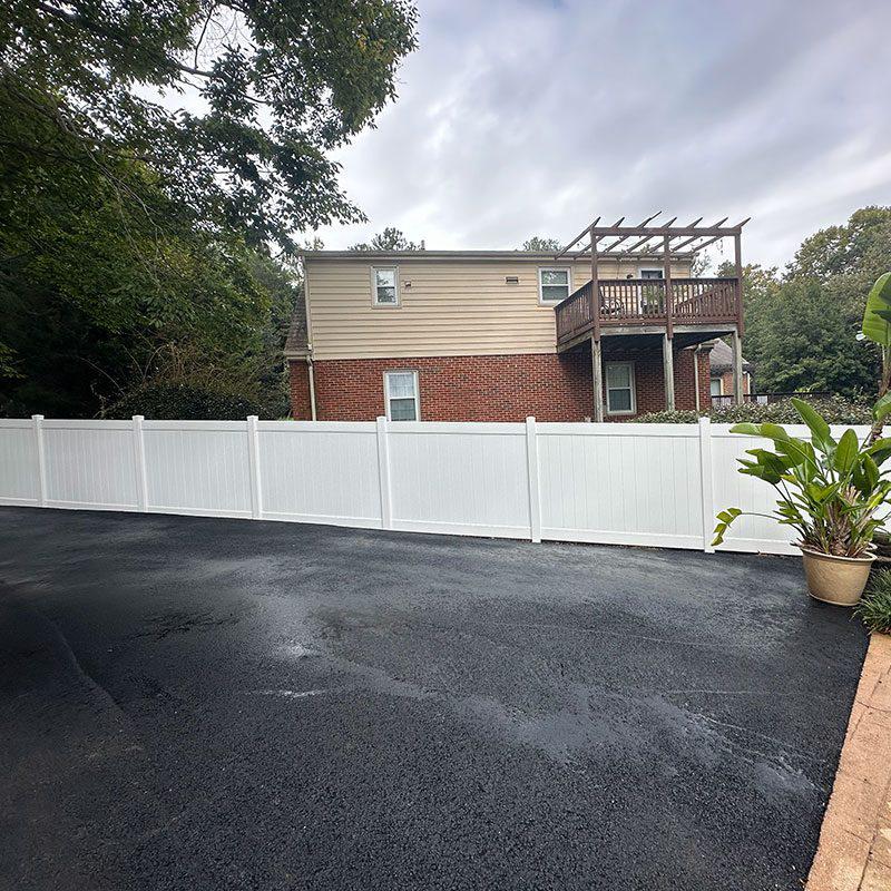Vinyl Privacy Fence Installation