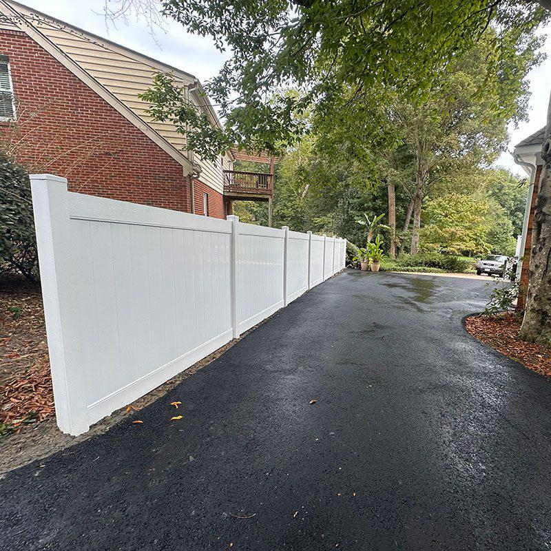 Vinyl Privacy Fence Installation