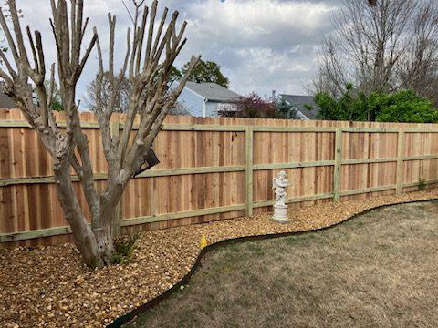 Cedar Privacy Fence Replacement