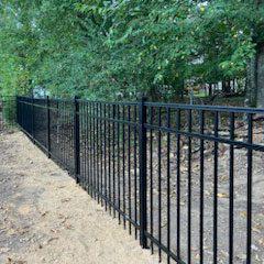 Ornamental Aluminum Fence Installation