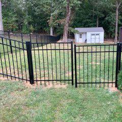 Ornamental Aluminum Fence Installation