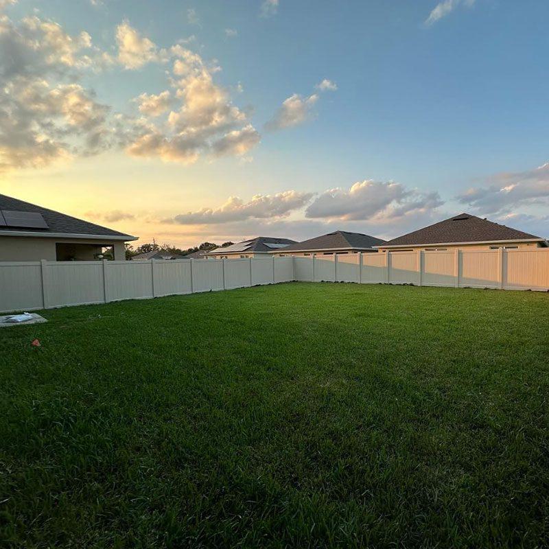 Vinyl Privacy Fence Installation