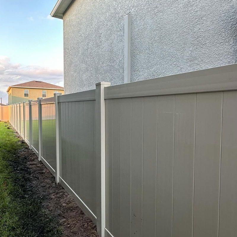 Vinyl Privacy Fence Installation