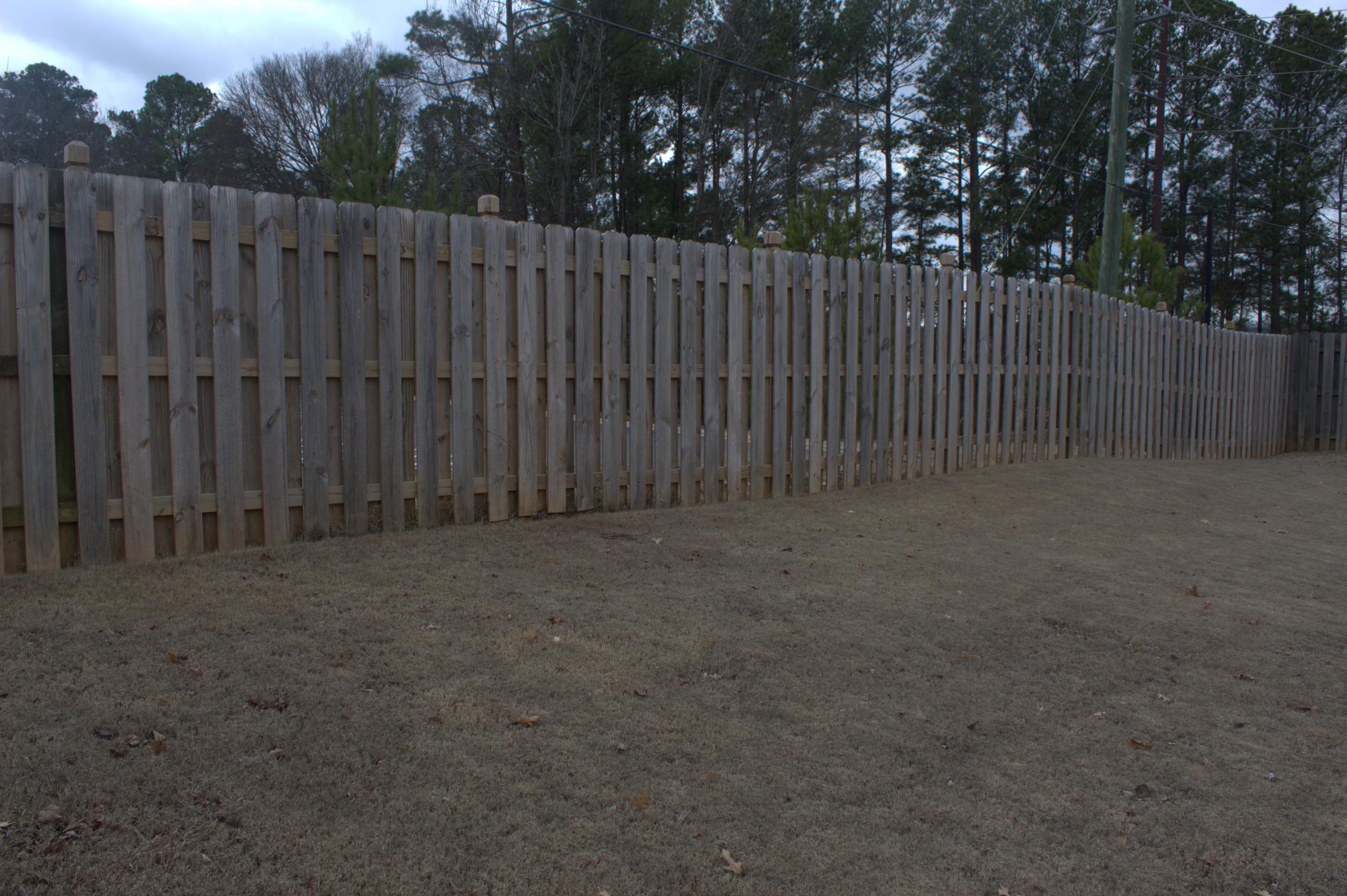 6' Shadowbox Wood Fence Install