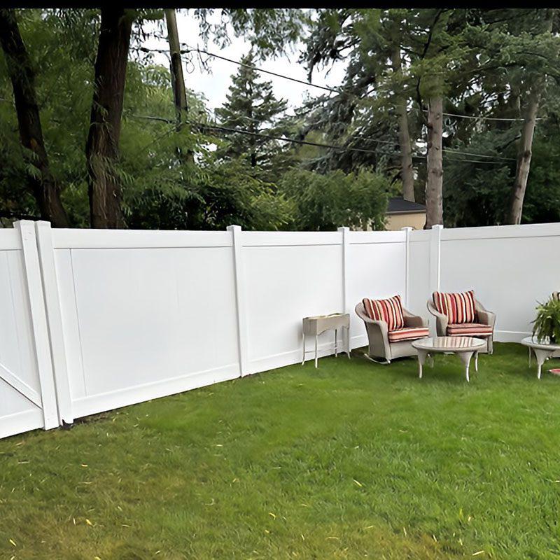 Vinyl and Aluminum Privacy Fence Installation
