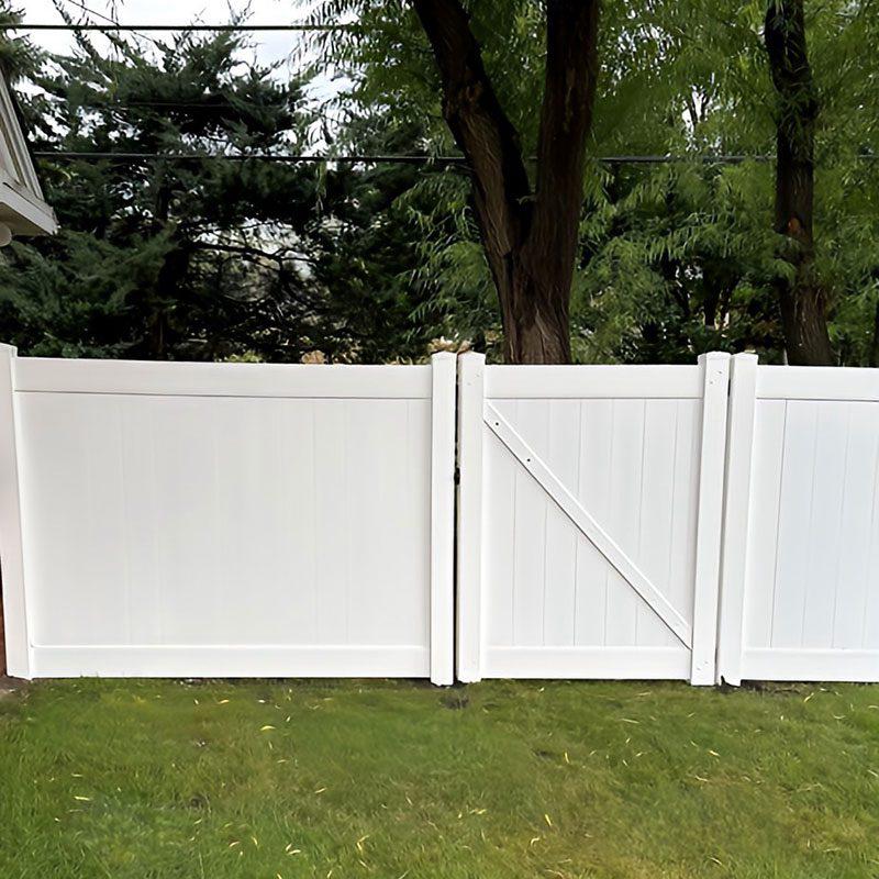 Vinyl and Aluminum Privacy Fence Installation