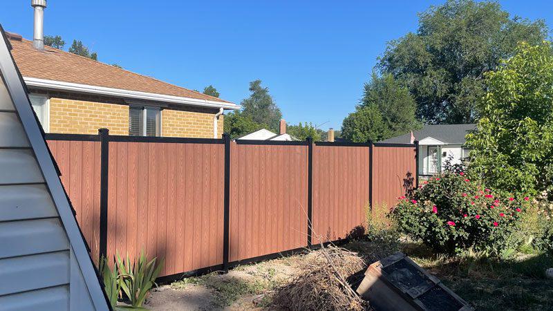 Composite Fence Installation job