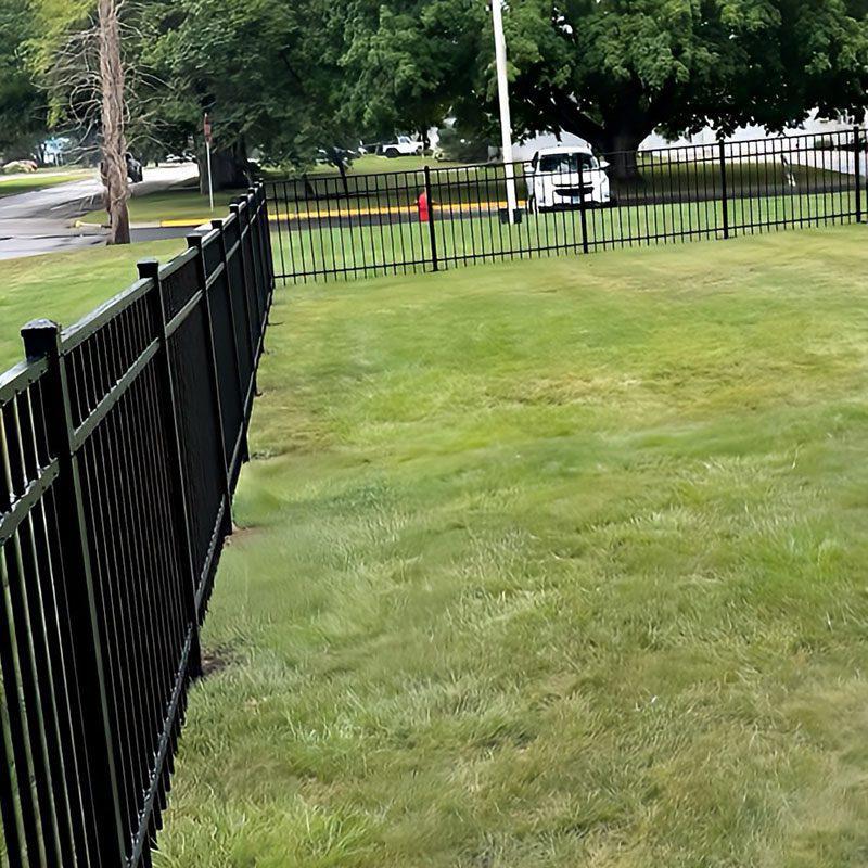 Vinyl and Aluminum Privacy Fence Installation