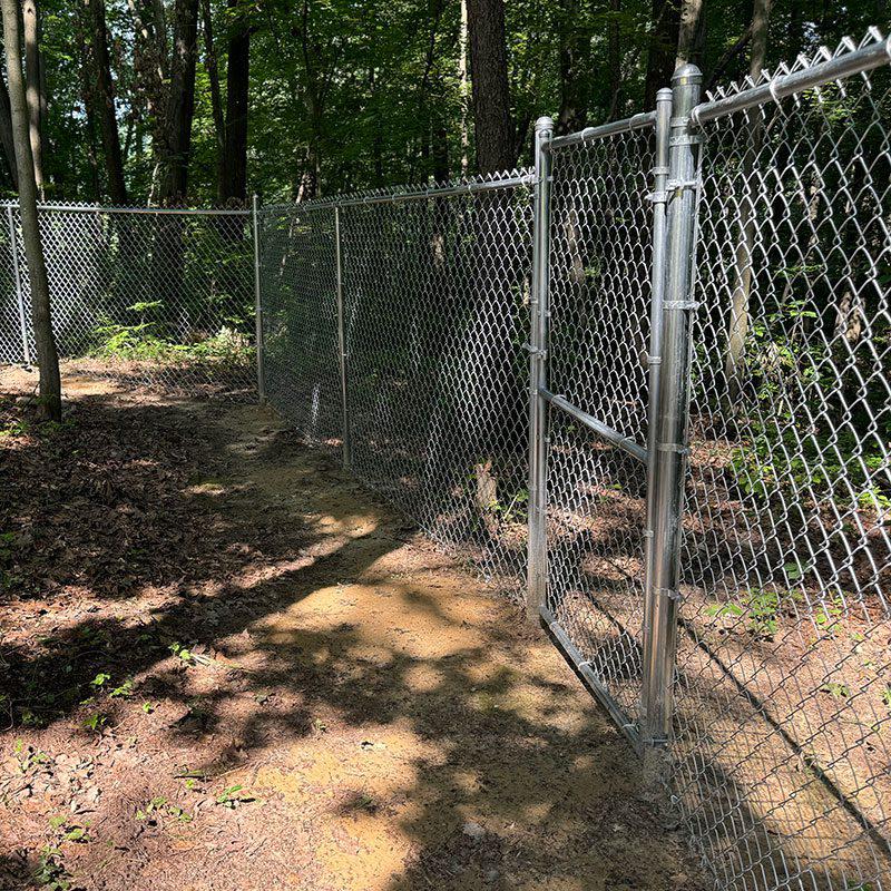 Tall Chain Link Fence Installation