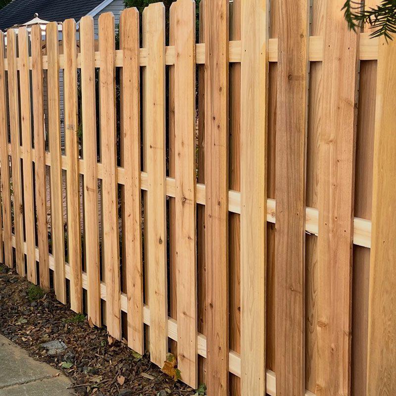 Wood Privacy Fence Installation