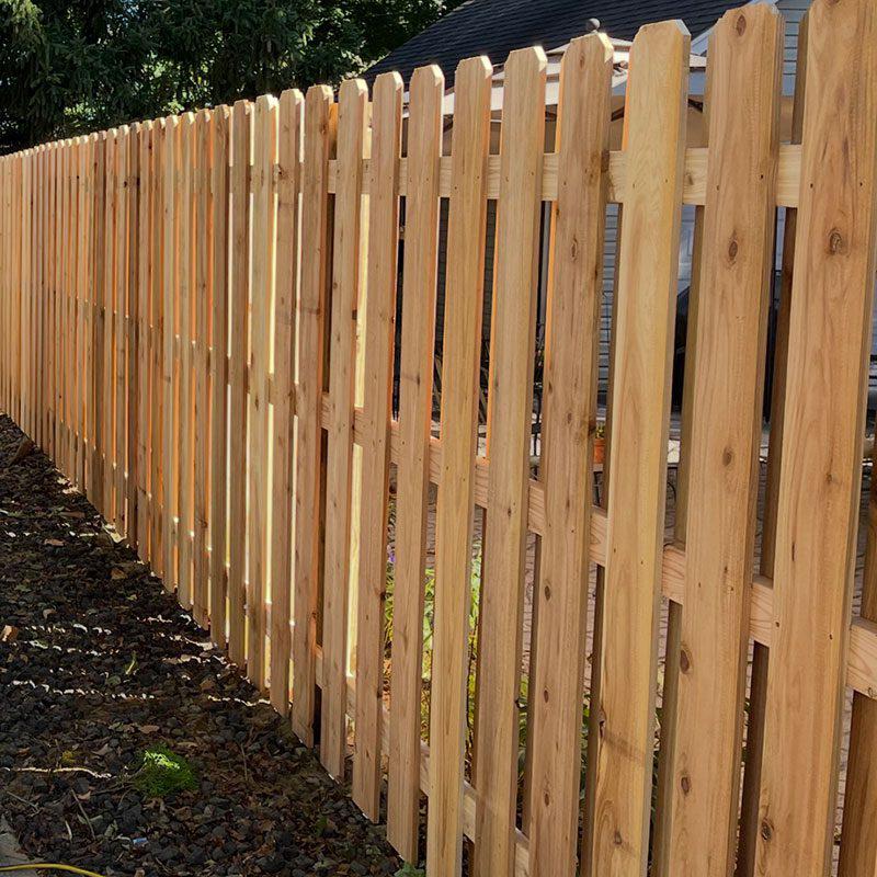 Wood Privacy Fence Installation