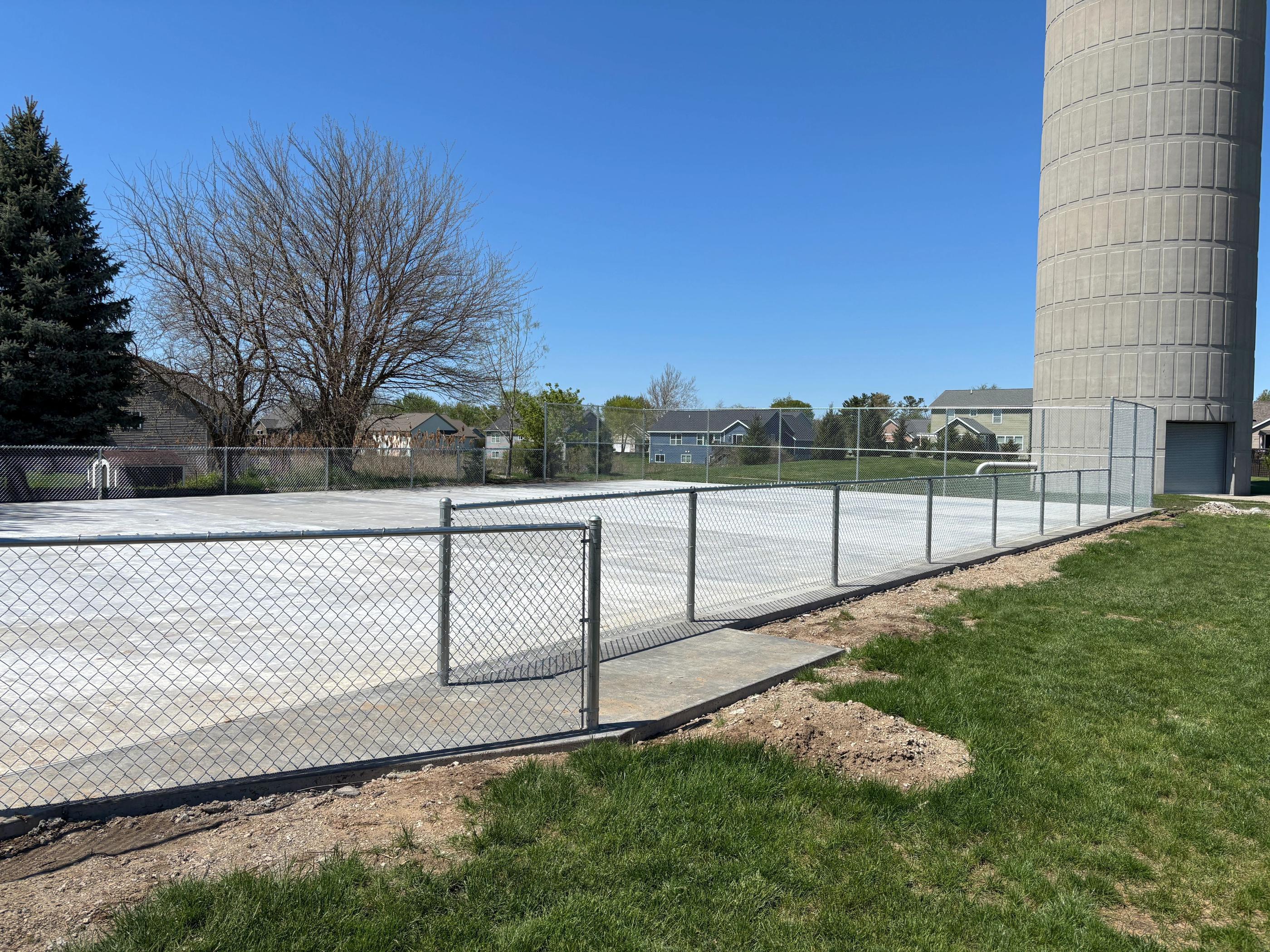 Galvanized Chain Link for Tennis Court