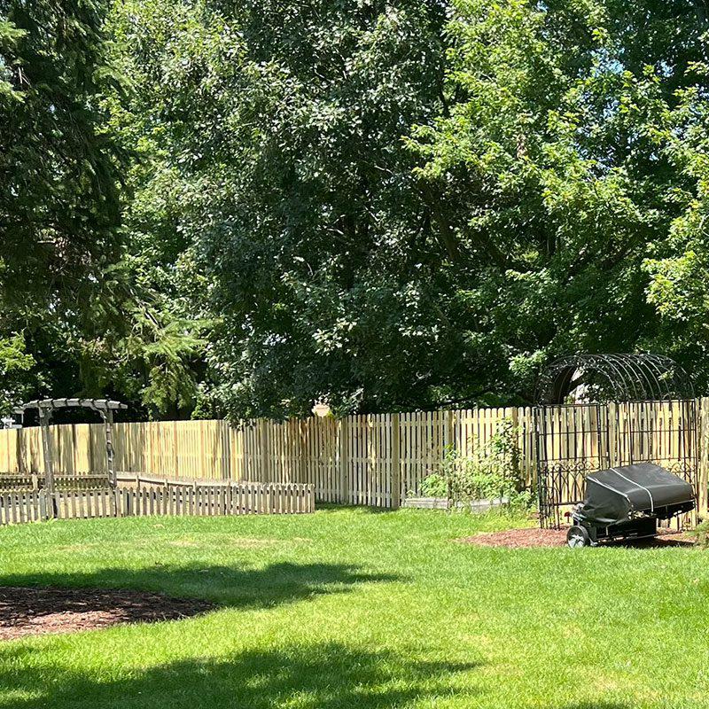 Wood Privacy Fence Installation