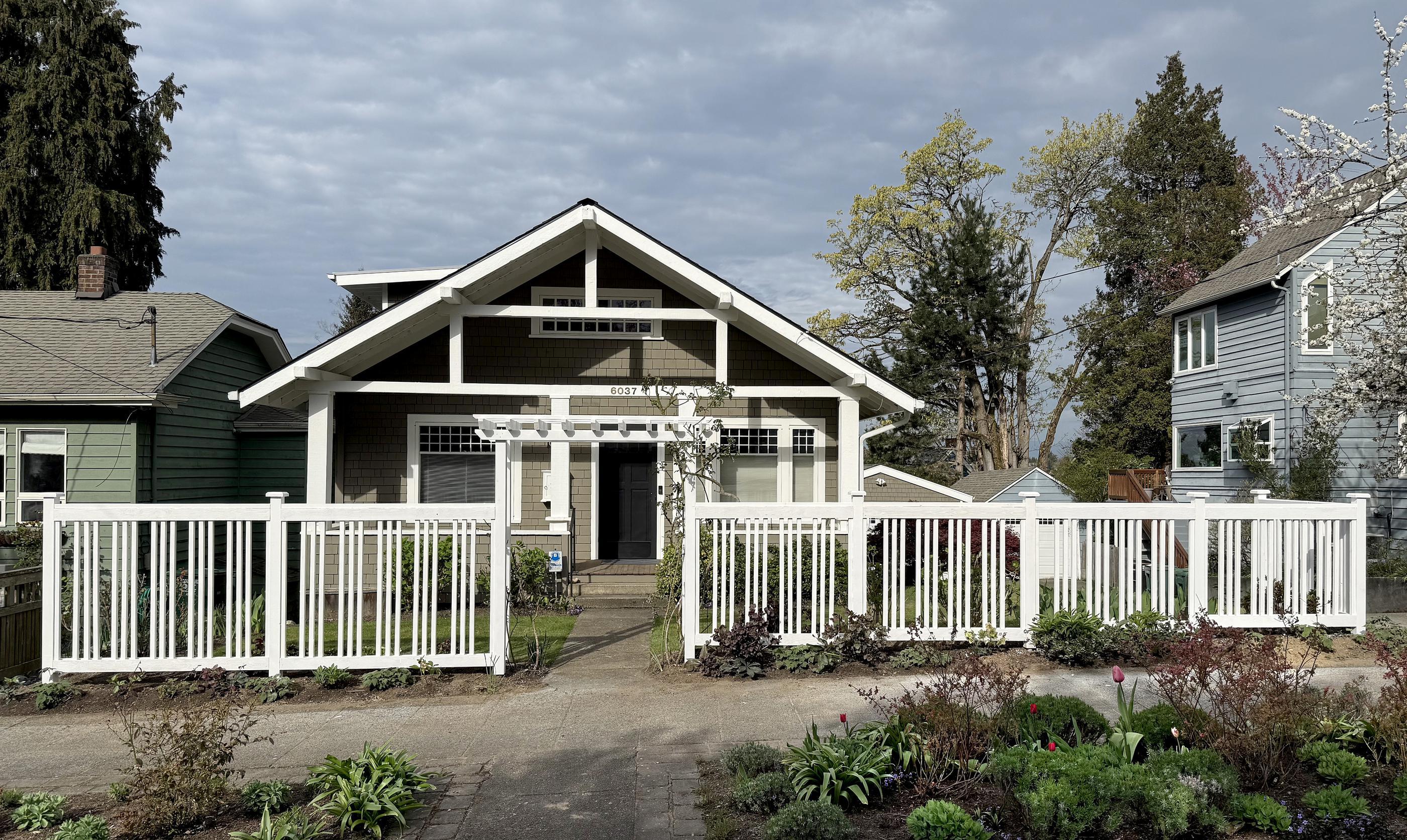 wood spaced board fence installed by top rail fence