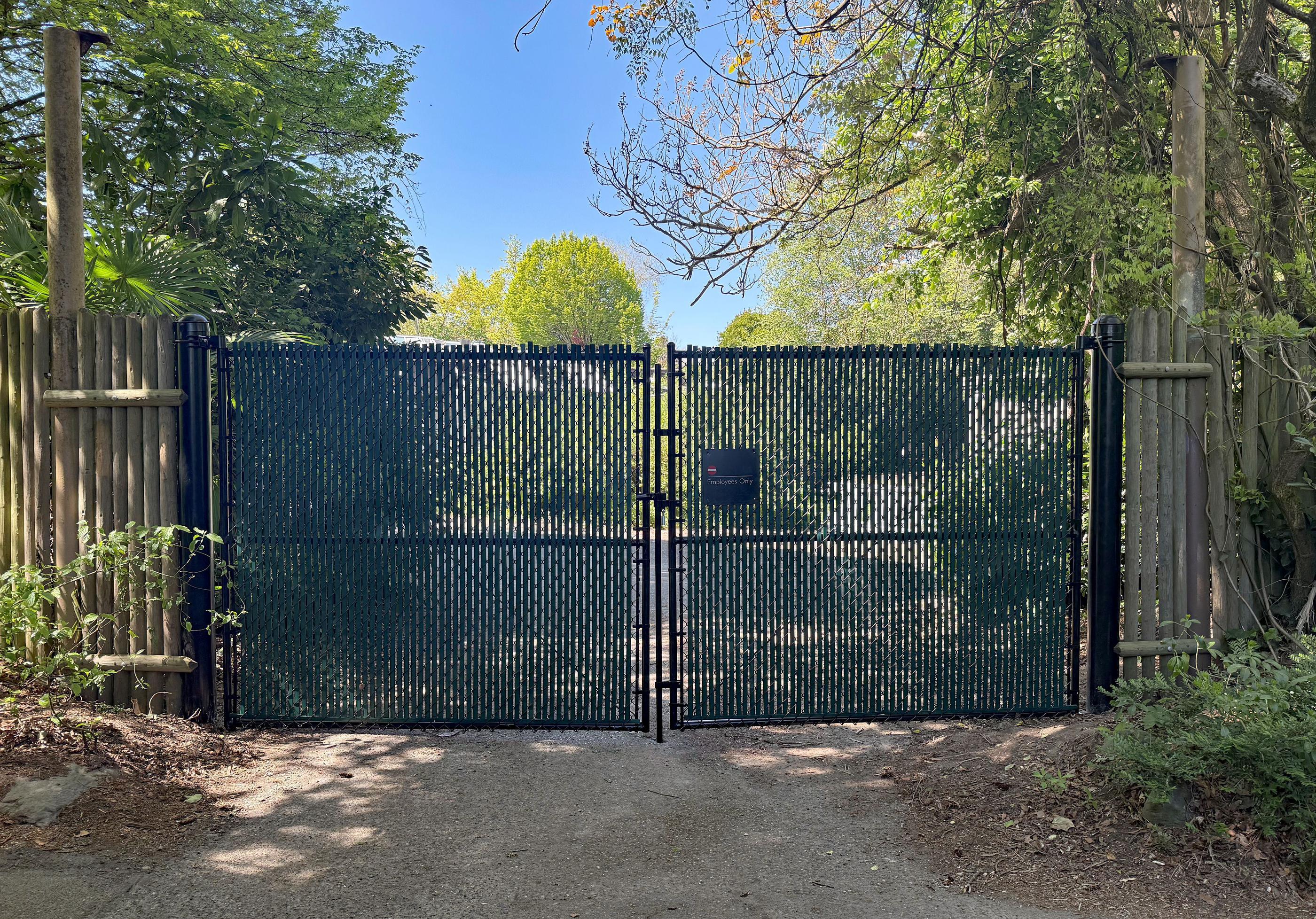 commercial fence installed by top rail fence