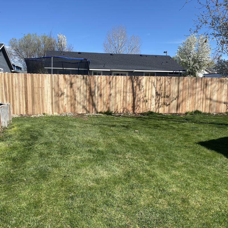 Wood Fence Installation