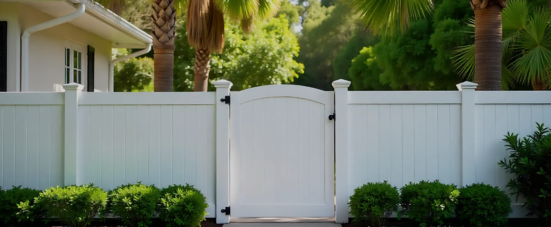 Dog standing in front of a metal fence
