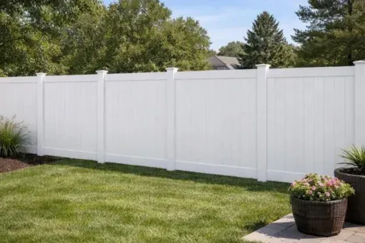 A New Braunfels vinyl fence does not need one visual rhythm: explore where panel proportions can shift with the property