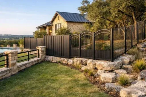 new-braunfels-fence-metal-designing-metal-fence-sightlines