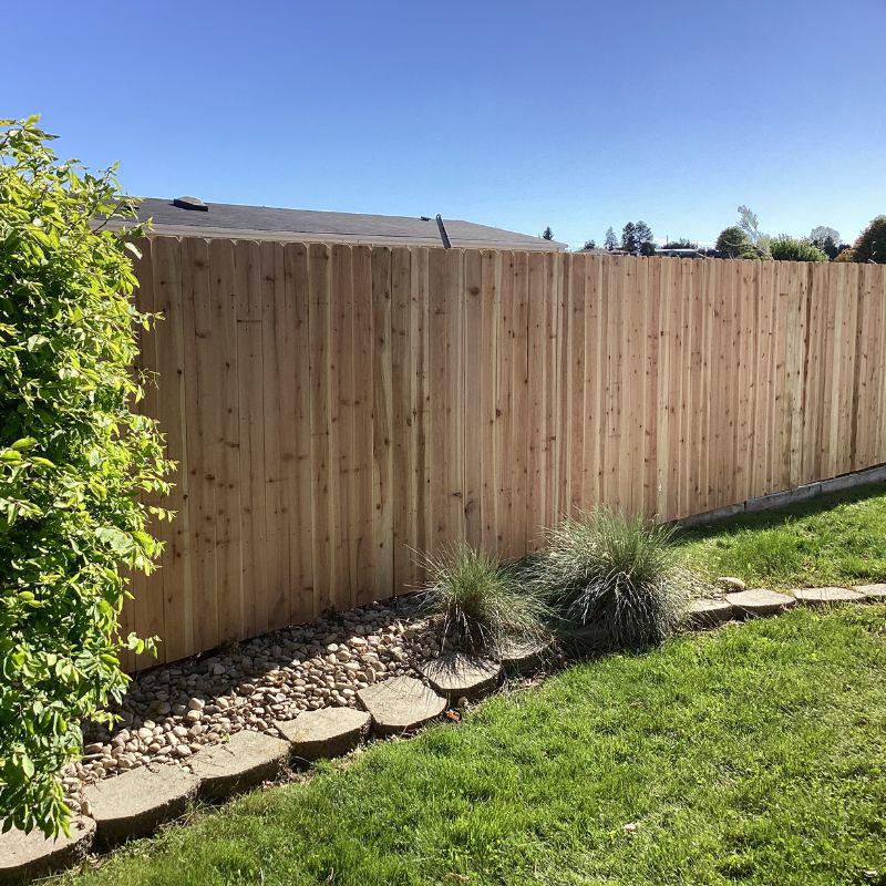Wood Privacy Fence Replacement