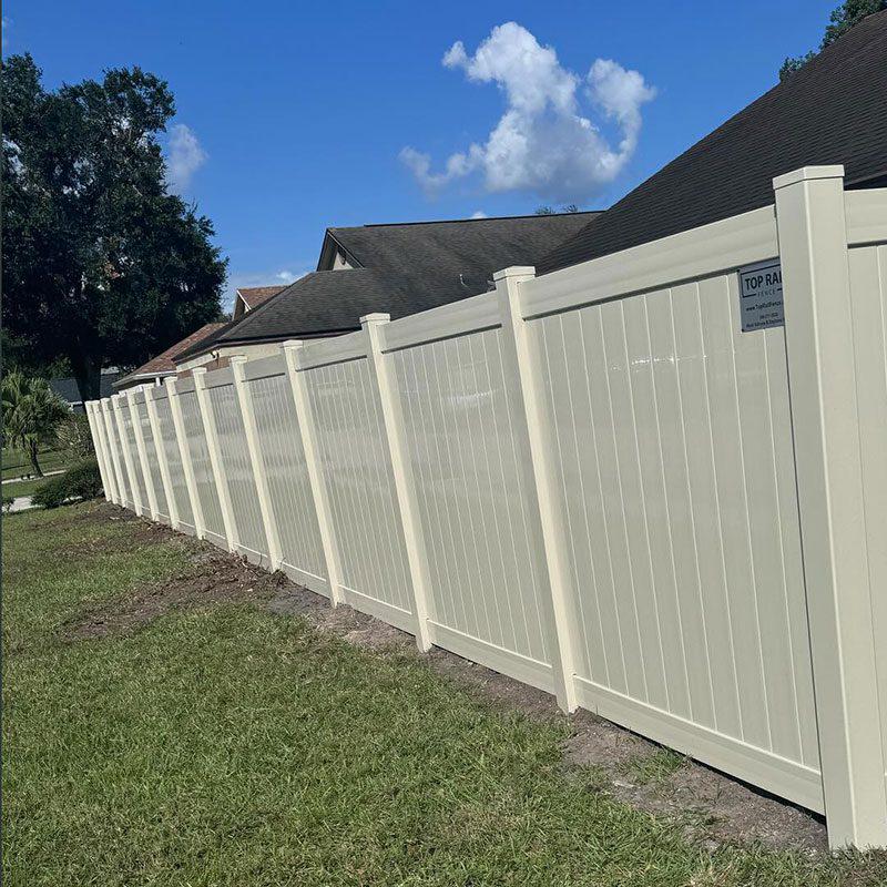 Vinyl Privacy Fence Installation