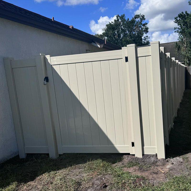 Vinyl Privacy Fence Installation