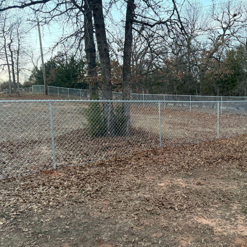 Norman Chain Link Fence Installation