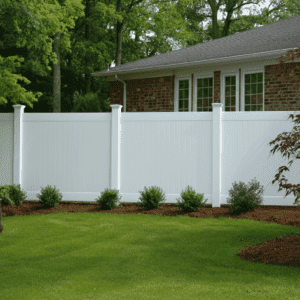 solid privacy vinyl fence