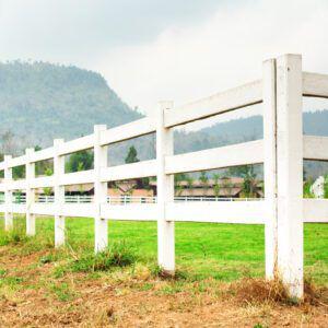 ranch rail fence rural farm