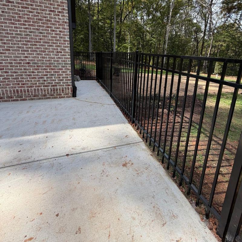 Aluminum Fence Installation