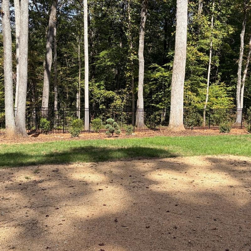 Aluminum fence installed by Top Rail Fence