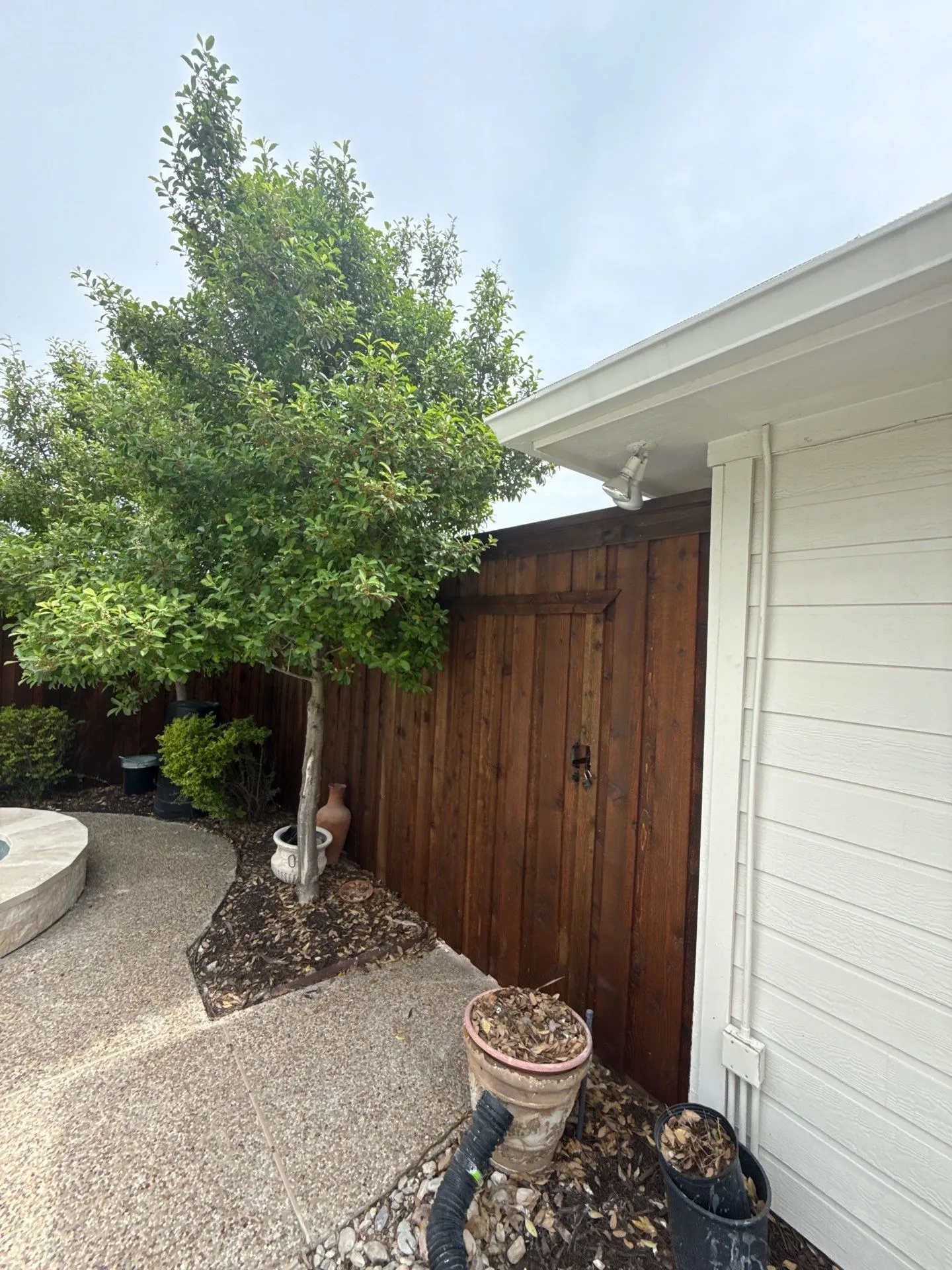 board on board fence installed by top rail fence