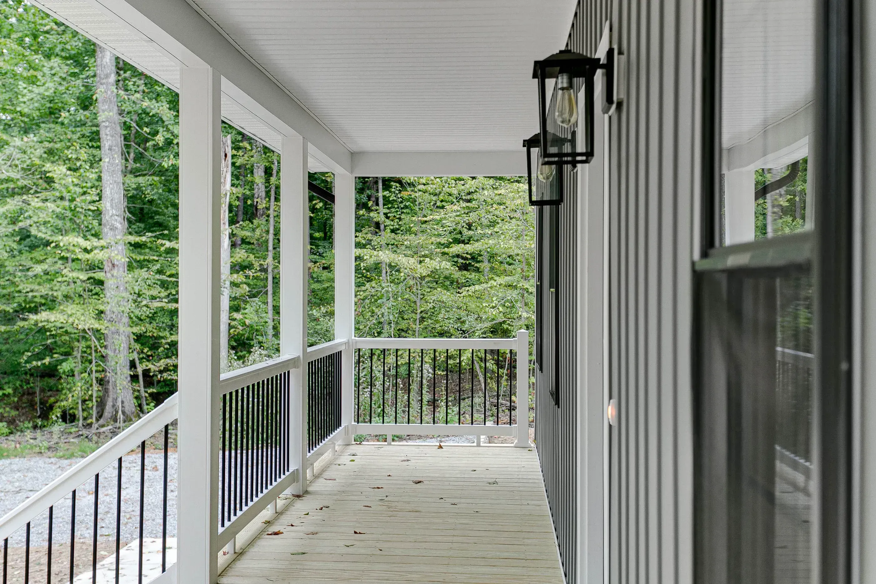 railings around a porch
