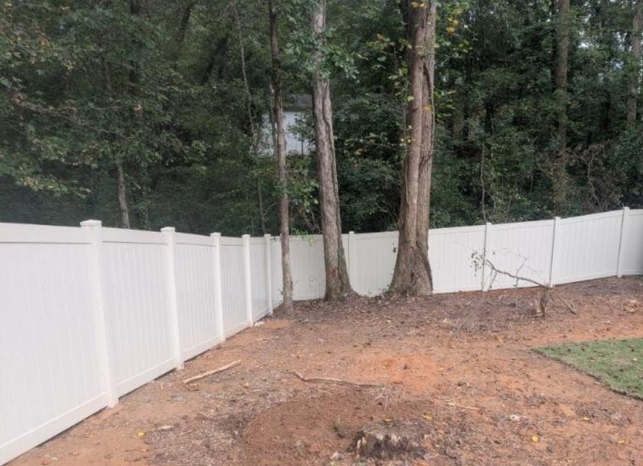 privacy fence installed by top rail fence atlanta