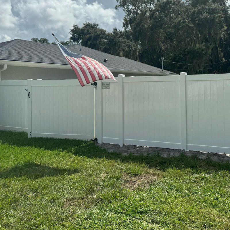 Vinyl Privacy Fence Installation