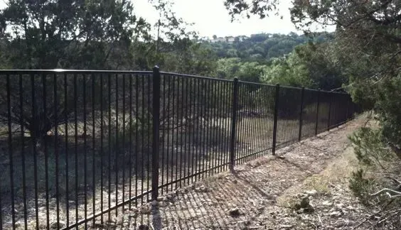 Smooth Top Picket metal fence