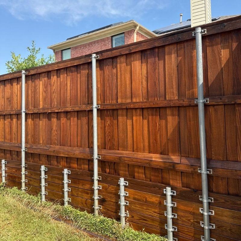 Wood Fence installed by Top Rail Fence