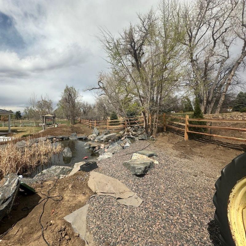 split rail fence installed by top rail fence